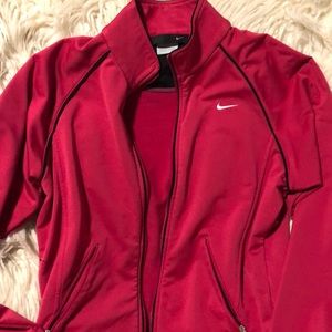 Pink nike workout jacket